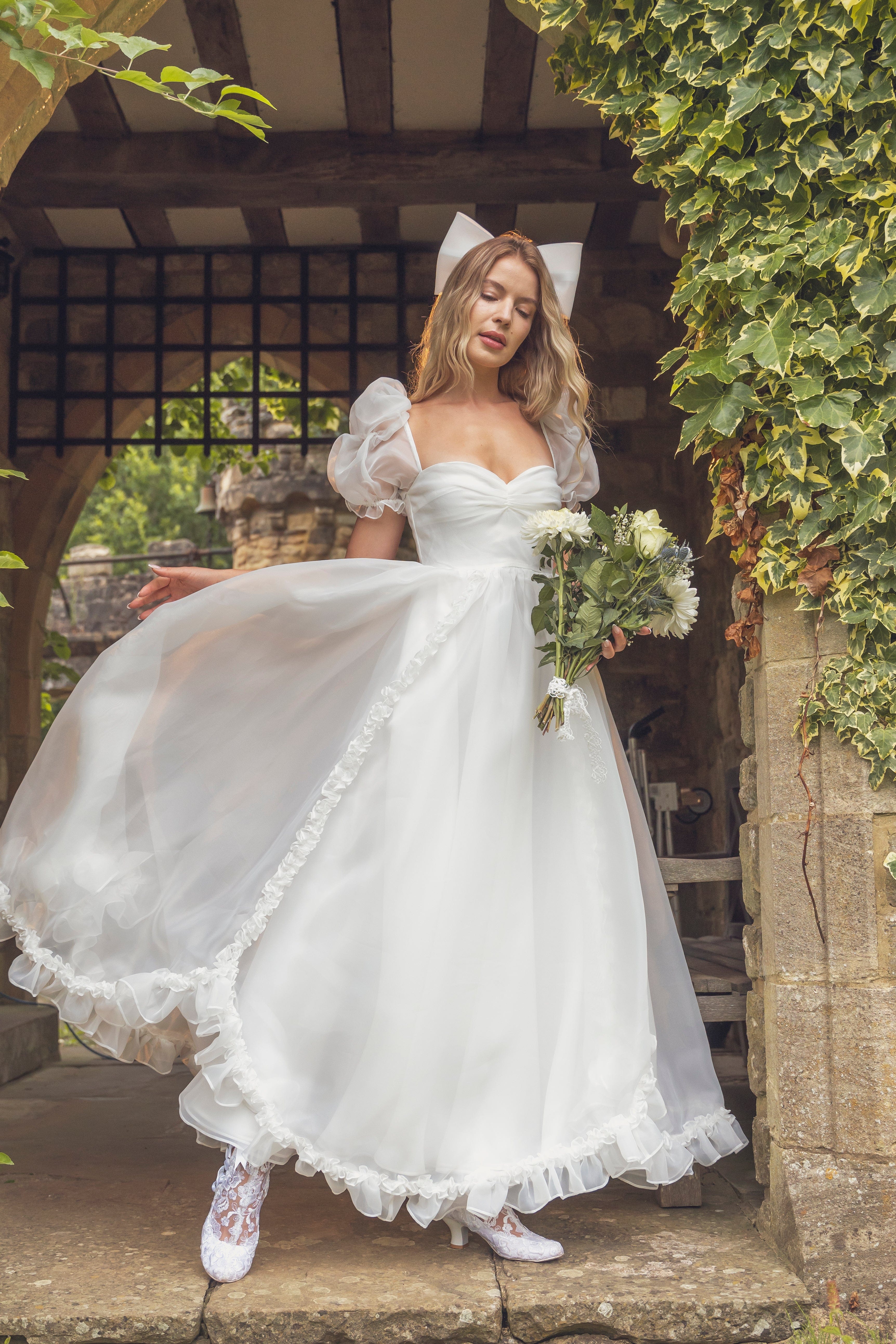Rose Princess Gown - Pearl White Fairy Tong Rose Princess Gown - Pearl White Fairy Tong