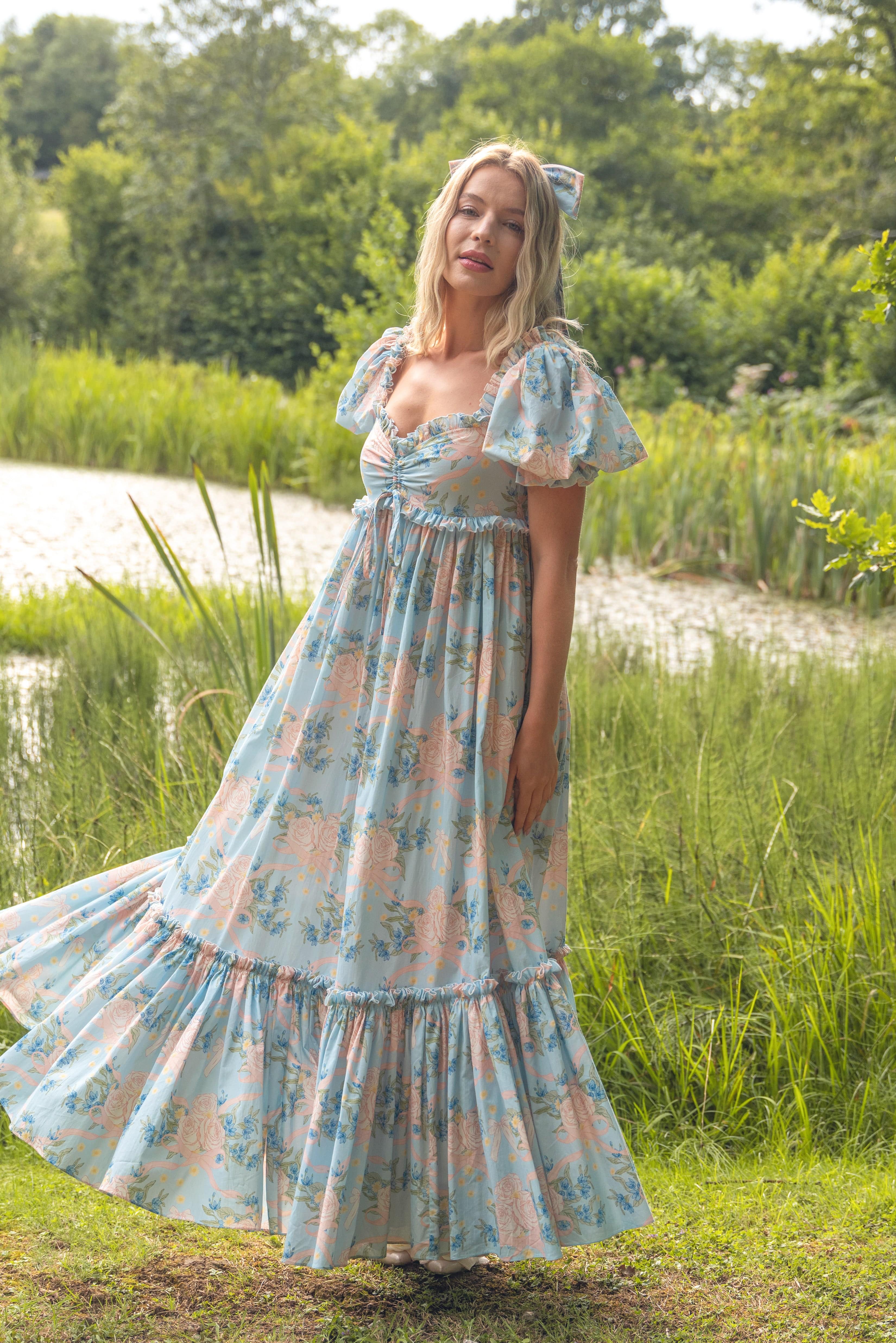 Rose Harmony Maxi Dress Fairy Tong Rose Harmony Maxi Dress Fairy Tong