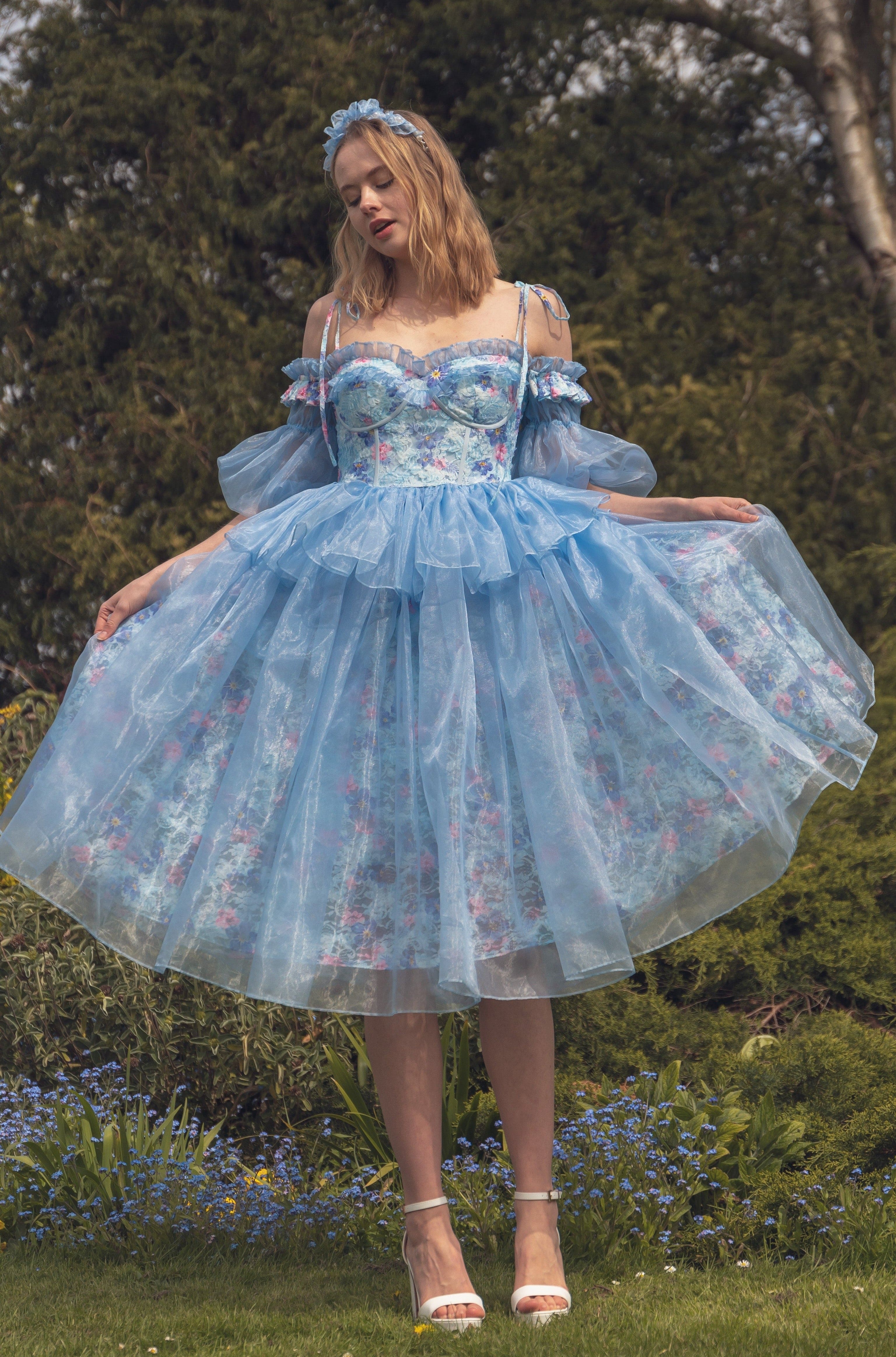 Wildflower Sea Midi Dress Fairy Tong Wildflower Sea Midi Dress Fairy Tong