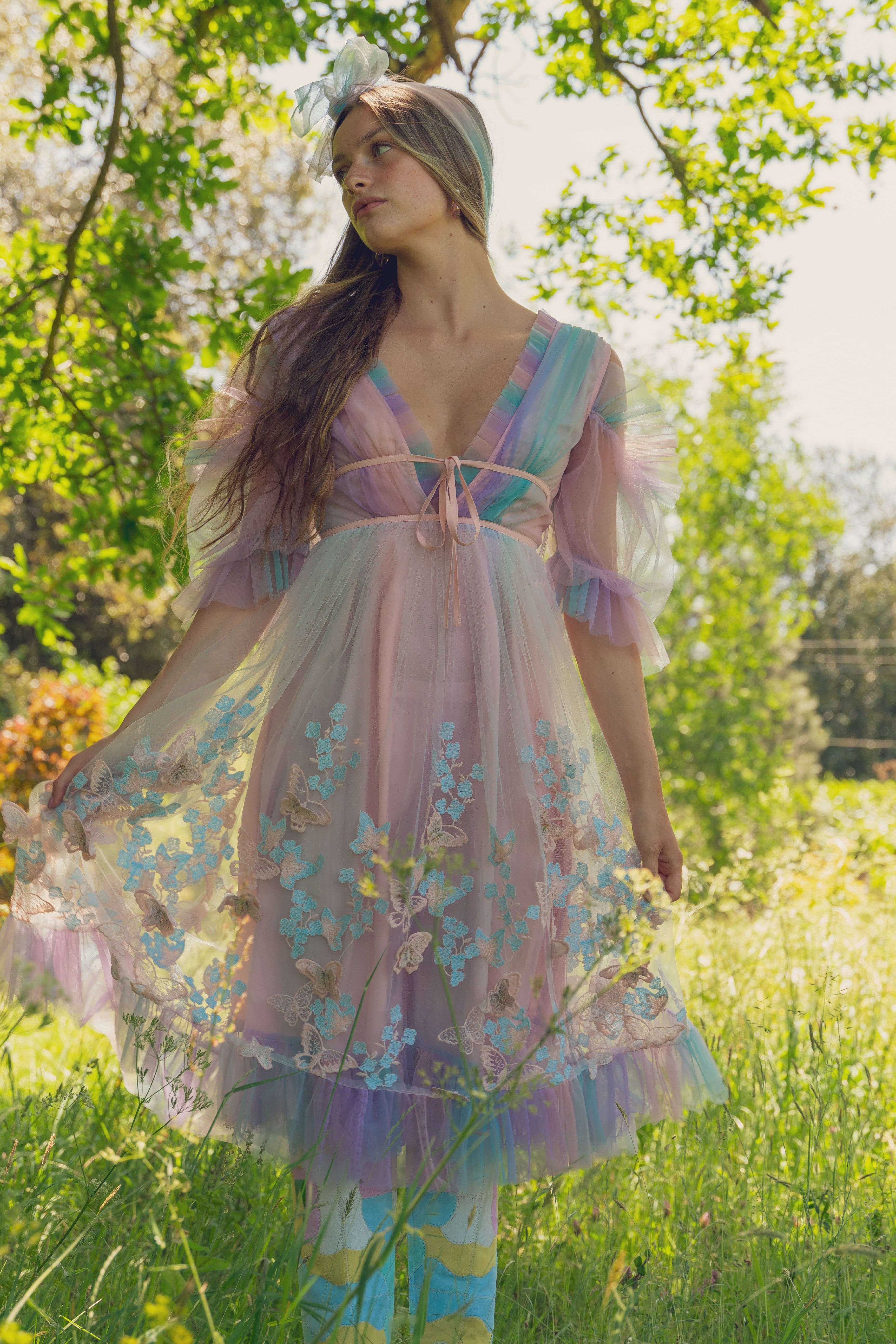 Aurora Butterfly Dress - Rainbow Fairy Tong Aurora Butterfly Dress - Rainbow Fairy Tong