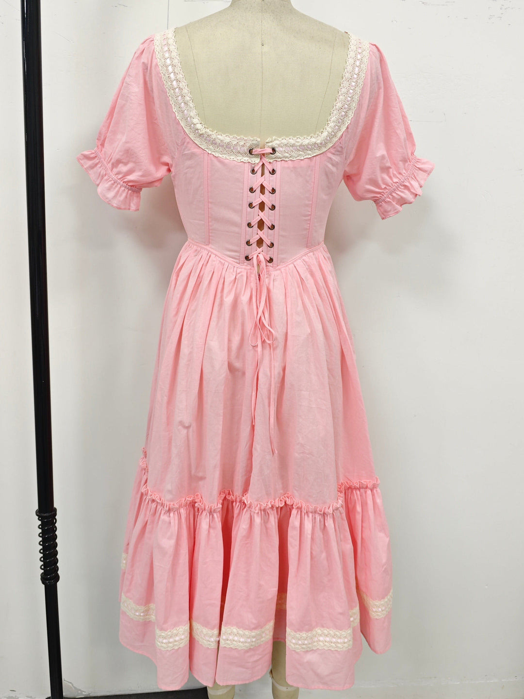 *Sample* Pink Corset Midi Dress - Fairy Tong