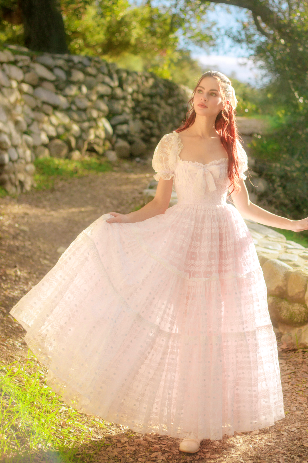 Dream Blossom Lace Maxi Dress