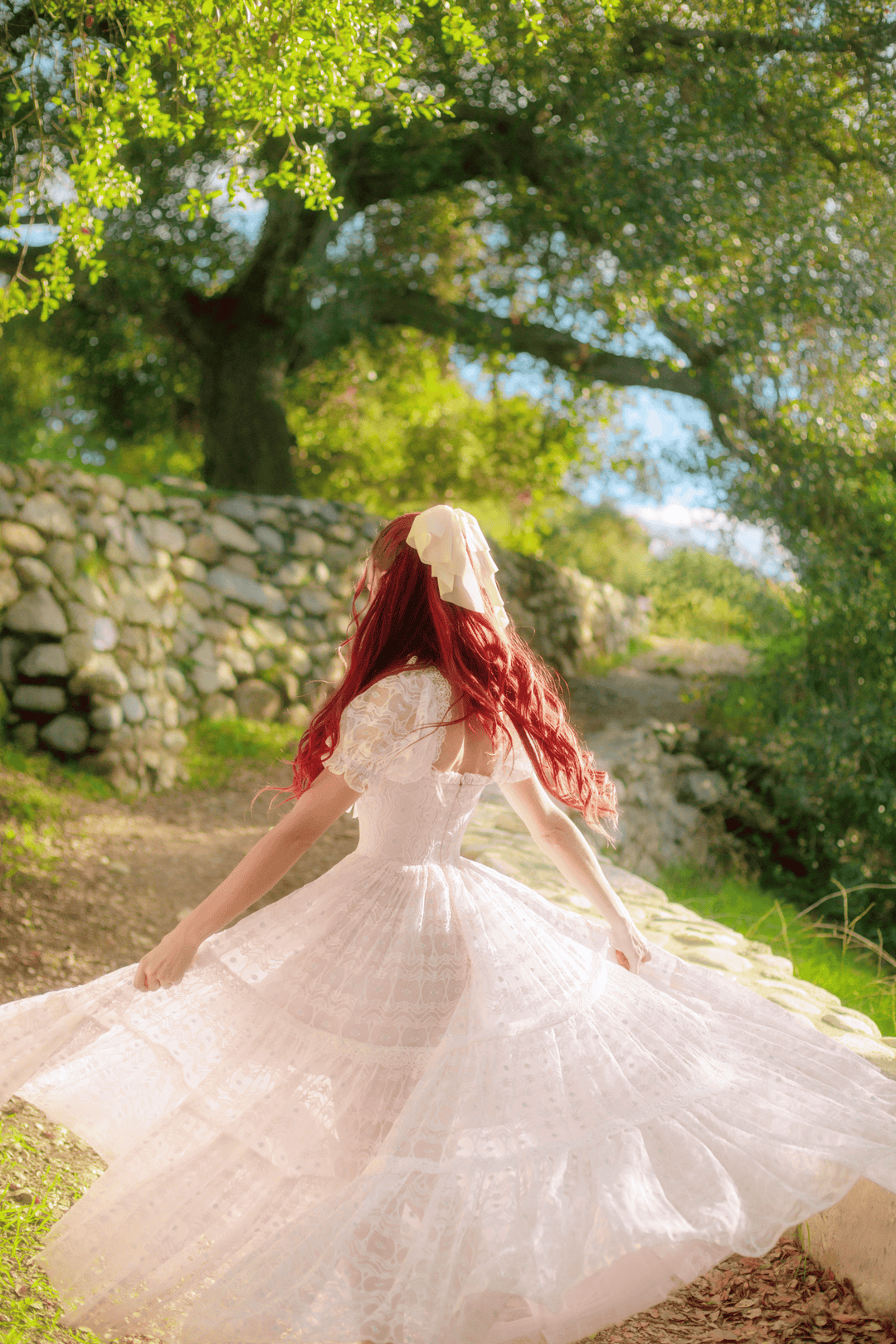 Dream Blossom Lace Maxi Dress – Fairy Tong