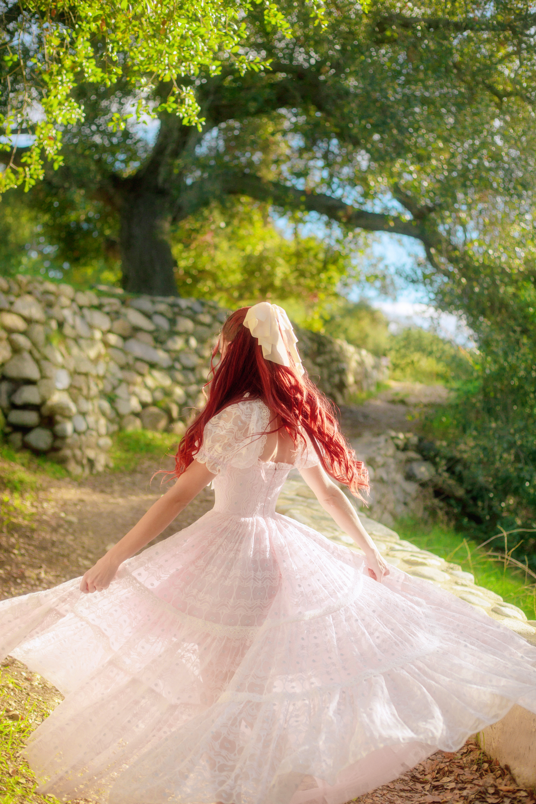 Dream Blossom Lace Maxi Dress