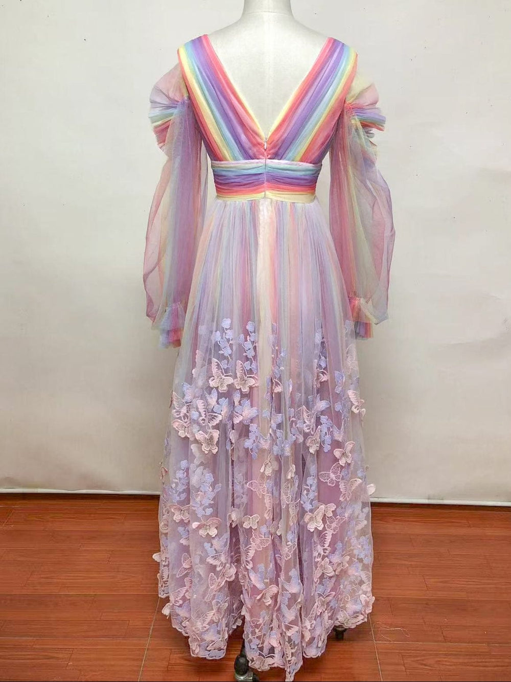 *Sample* Aurora Butterfly Gown - Rainbow - Fairy Tong