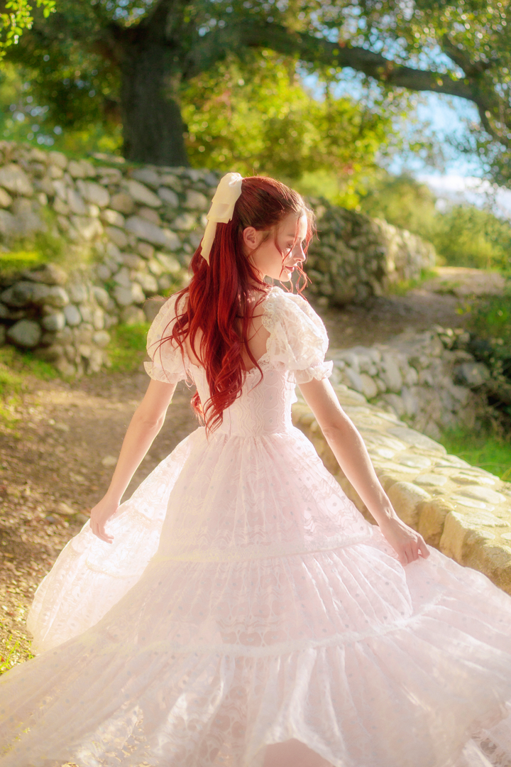 Dream Blossom Lace Maxi Dress