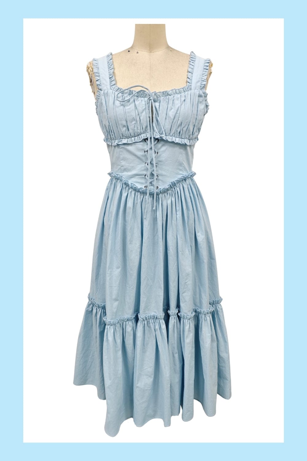 *Sample* Blue Midi Dress – Fairy Tong