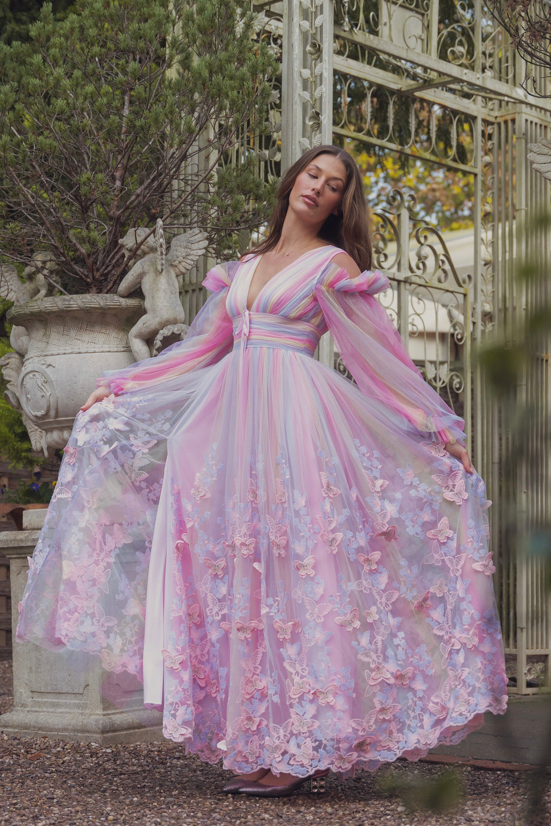 Aurora Butterfly Gown Rainbow - Main Image