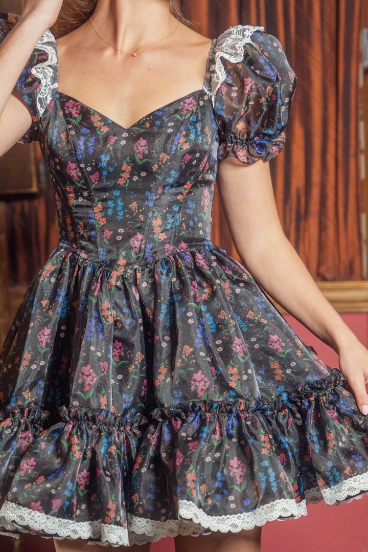 Meadow Nocturne Mini Dress