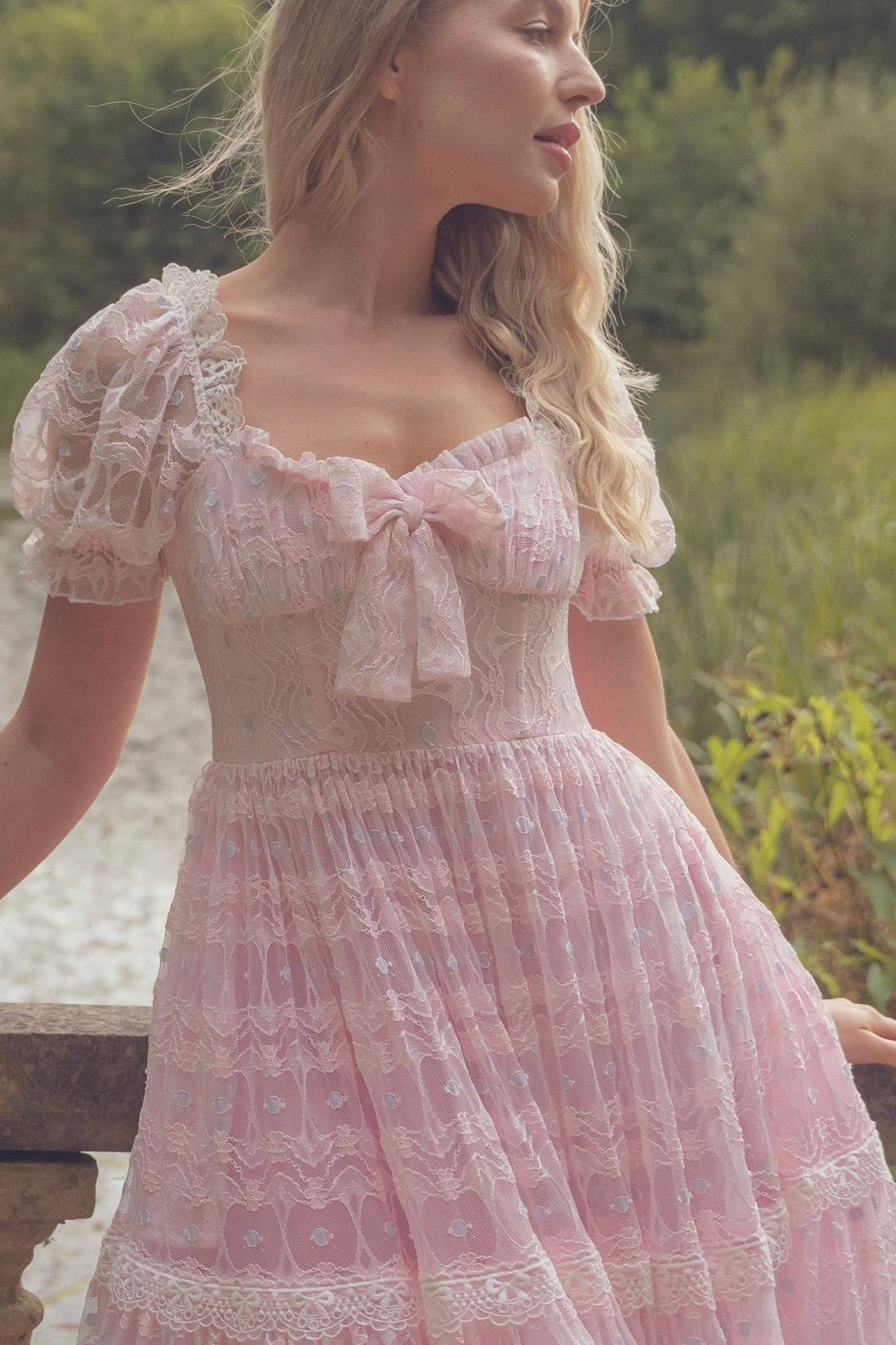Dream Blossom Lace Maxi Dress Fairy Tong Dream Blossom Lace Maxi Dress Fairy Tong