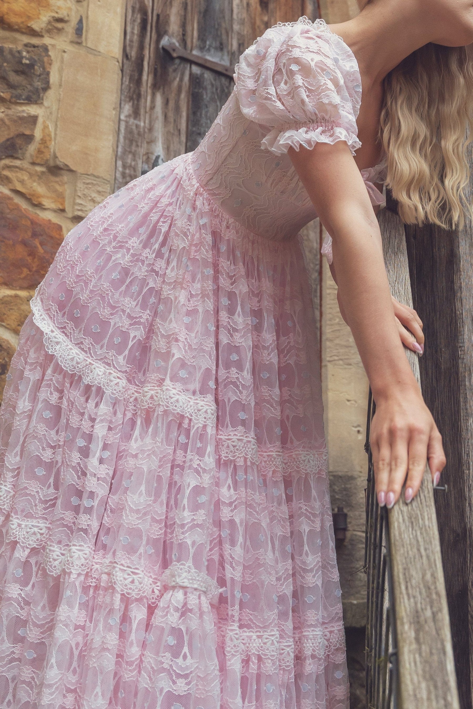 MAISYN™ – Graceful Floral Buttoned Long Dress