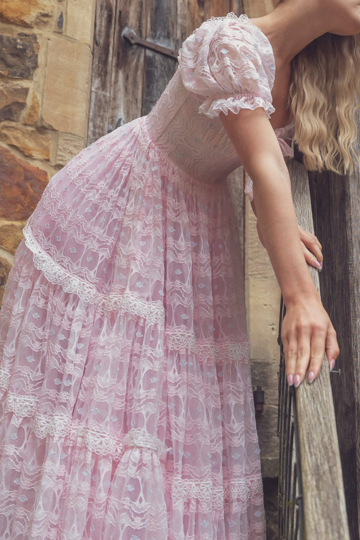 Dream Blossom Lace Maxi Dress