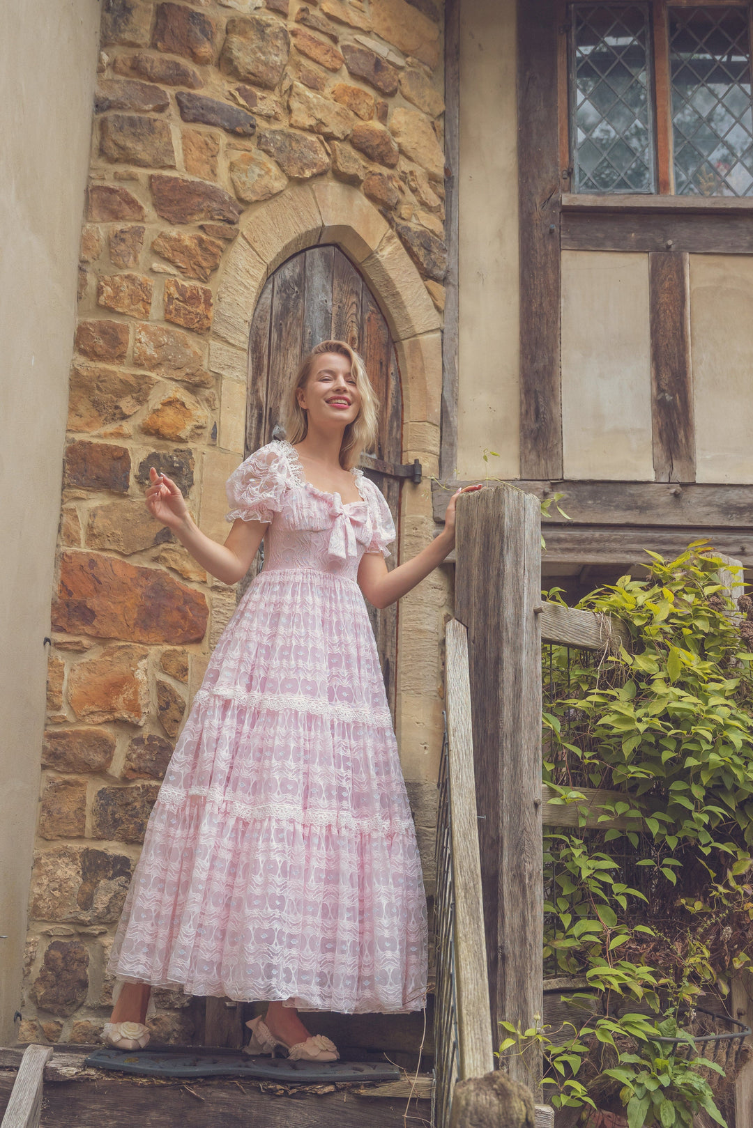 Dream Blossom Lace Maxi Dress