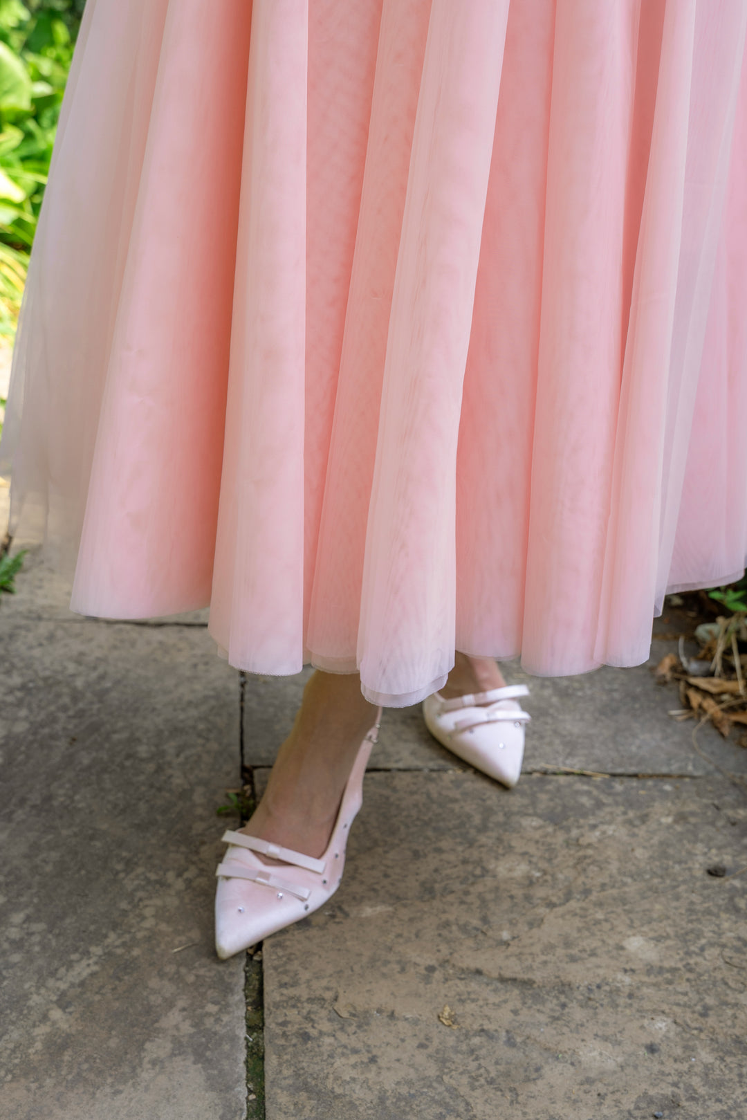 Sakura Ballerina Lace Midi Dress