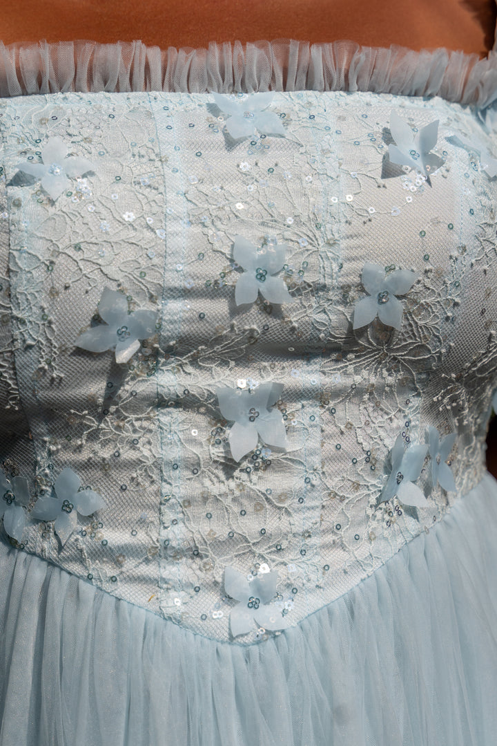 Iris Ballerina Lace Midi Dress