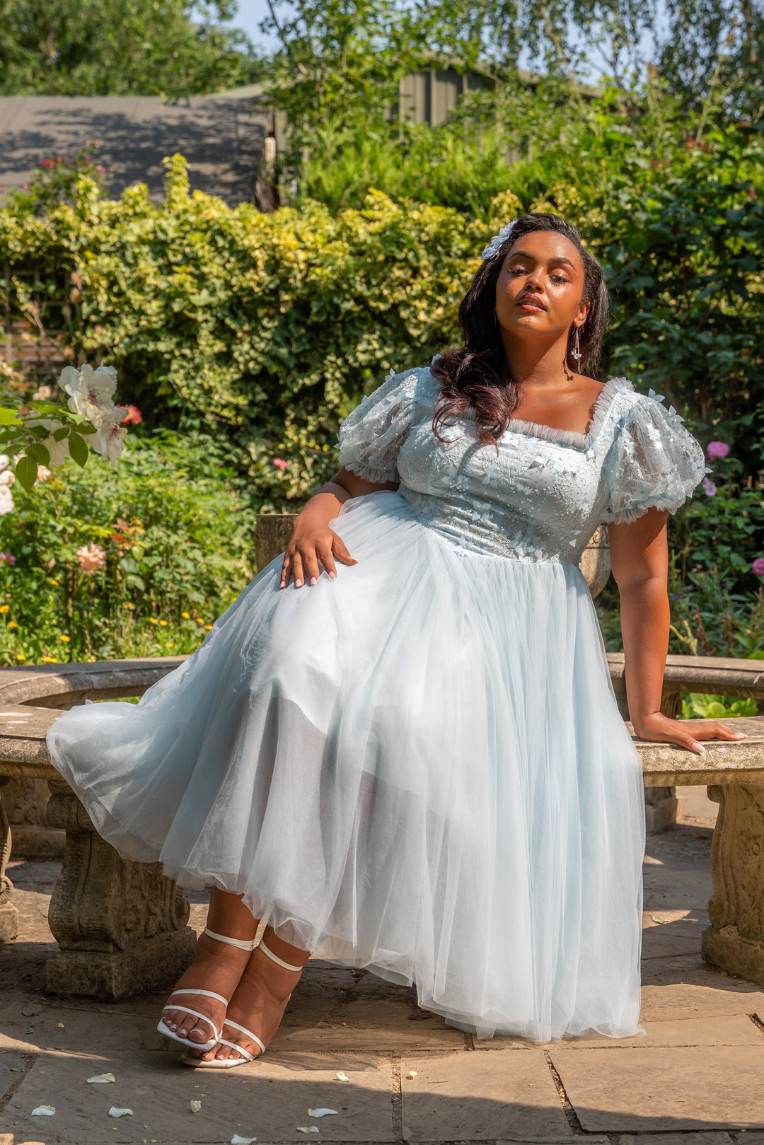 Iris Ballerina Lace Midi Dress