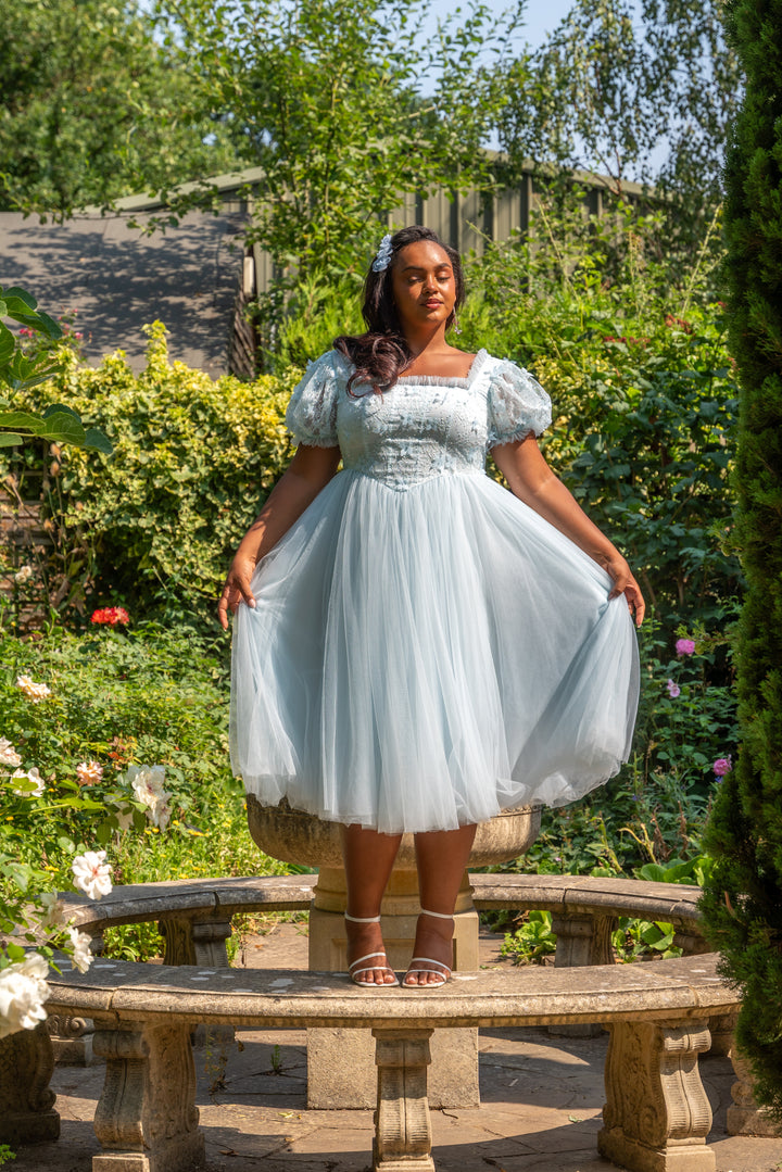 Iris Ballerina Lace Midi Dress
