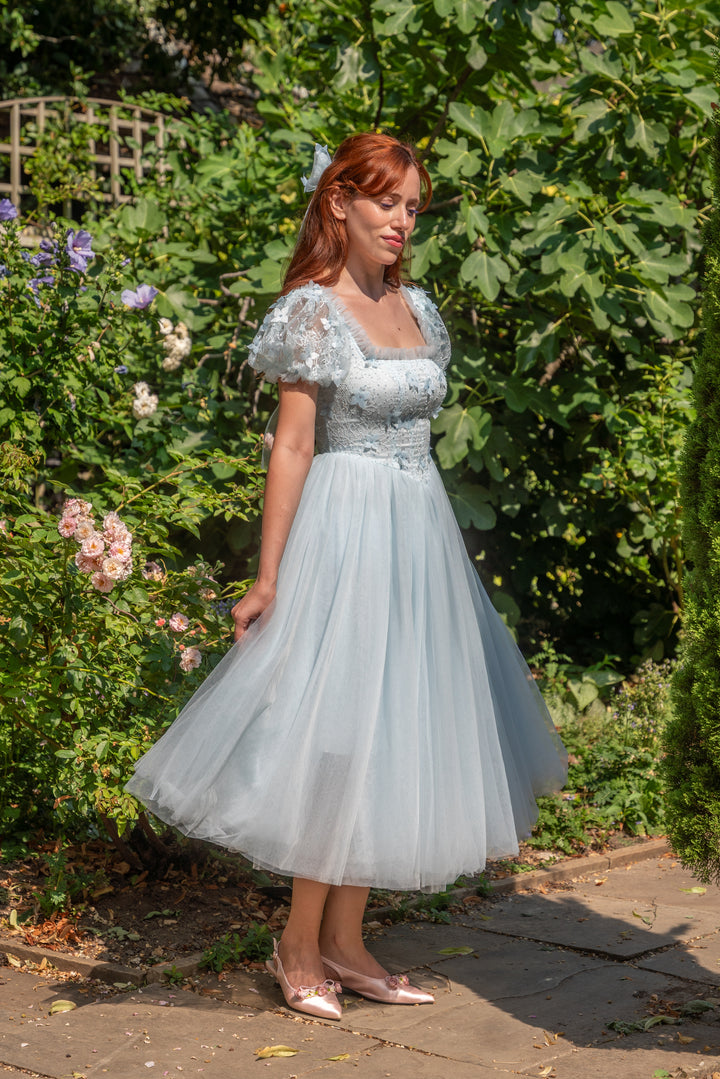 Iris Ballerina Lace Midi Dress