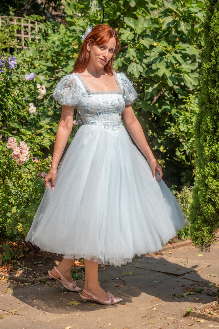 Iris Ballerina Lace Midi Dress