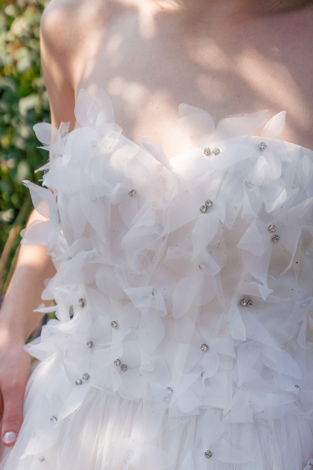 Morpho Fairytale Gown - Pearl White