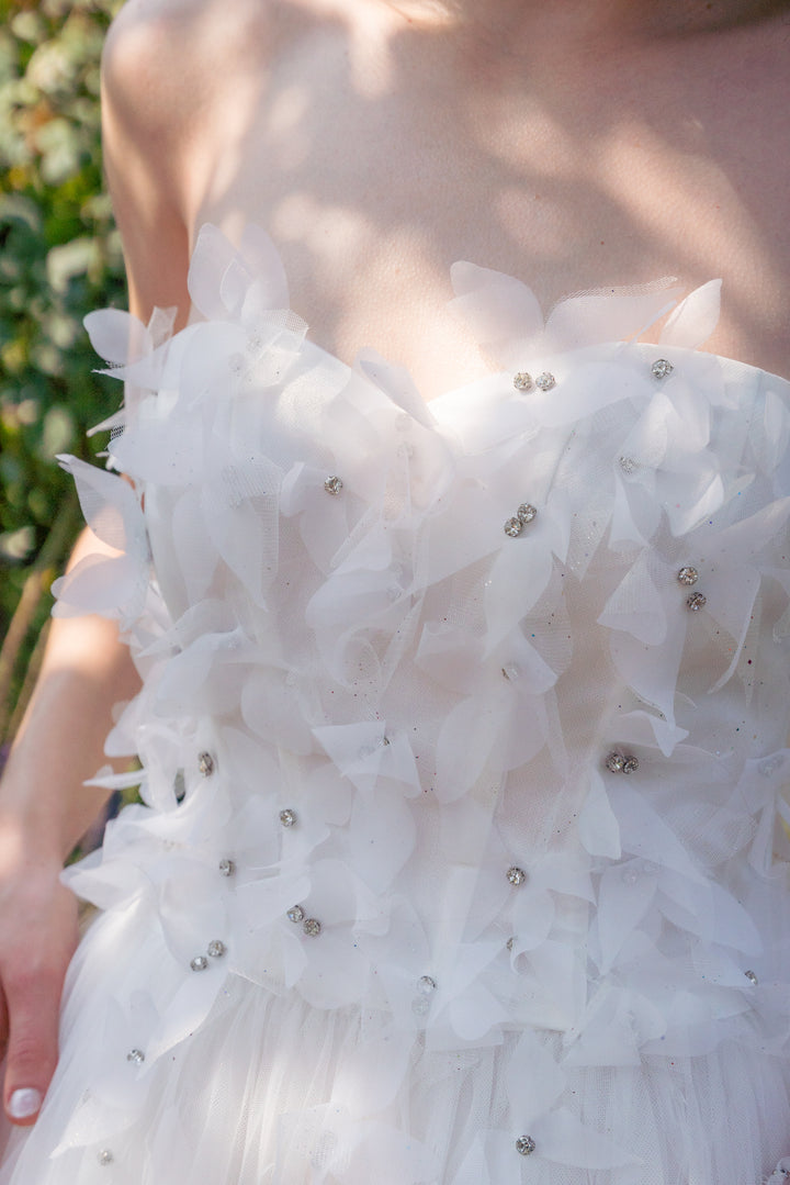 Morpho Fairytale Gown - Pearl White