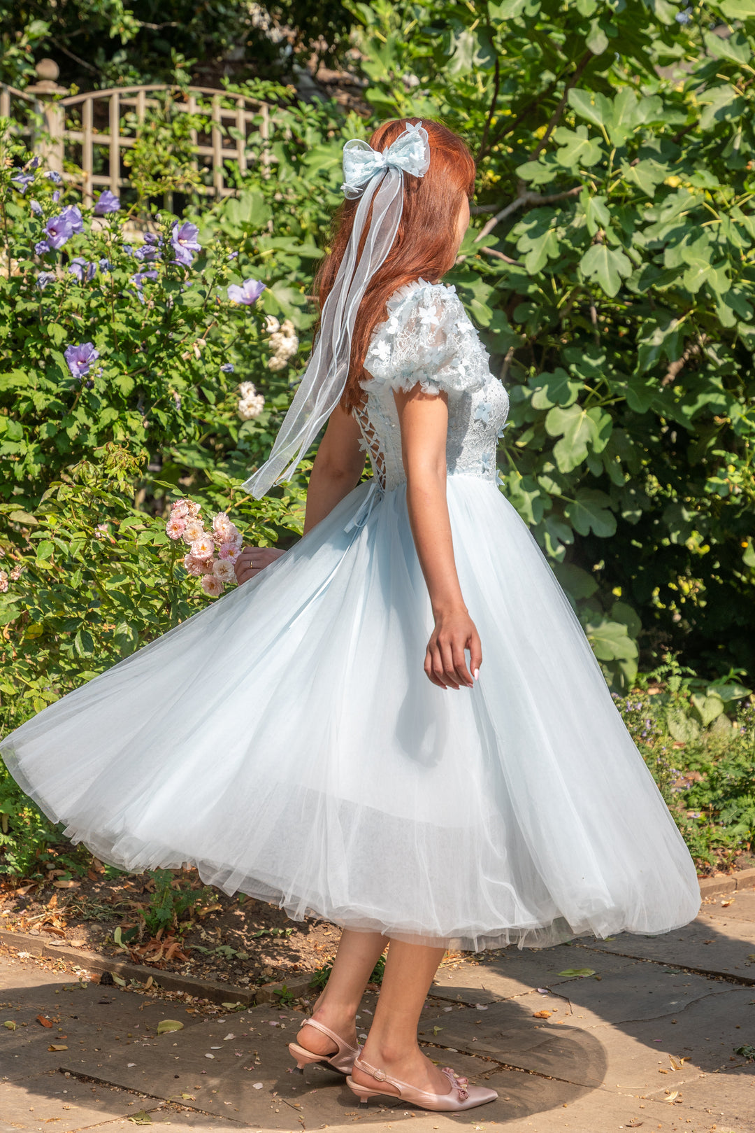 Iris Ballerina Lace Midi Dress