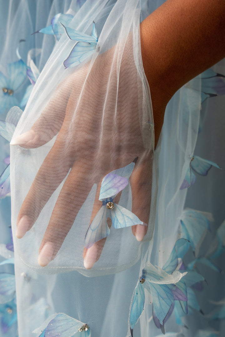 Morpho Fairytale Midi Dress - Crystal Blue