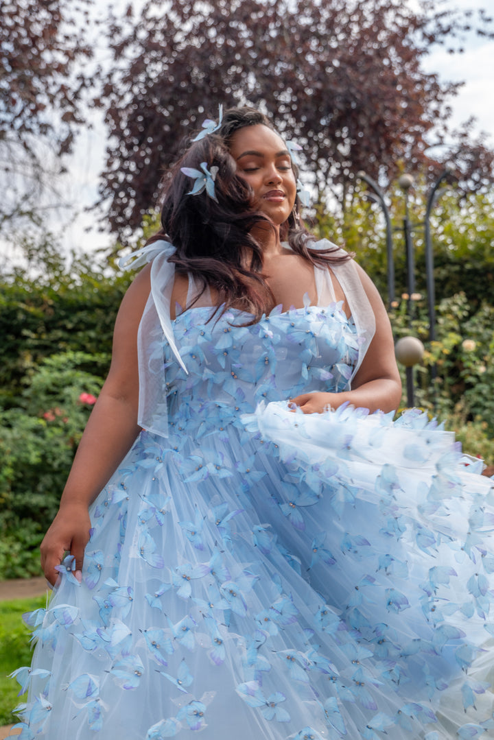 Morpho Fairytale Midi Dress - Crystal Blue