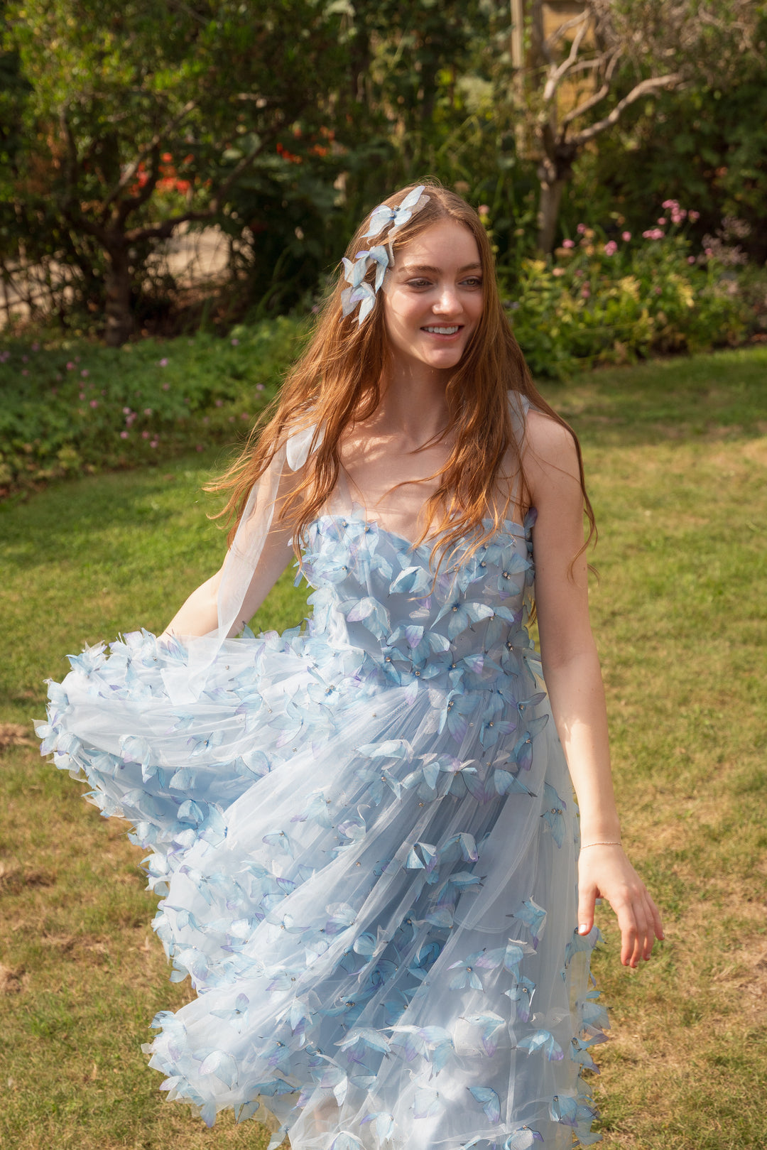 Morpho Fairytale Midi Dress - Crystal Blue