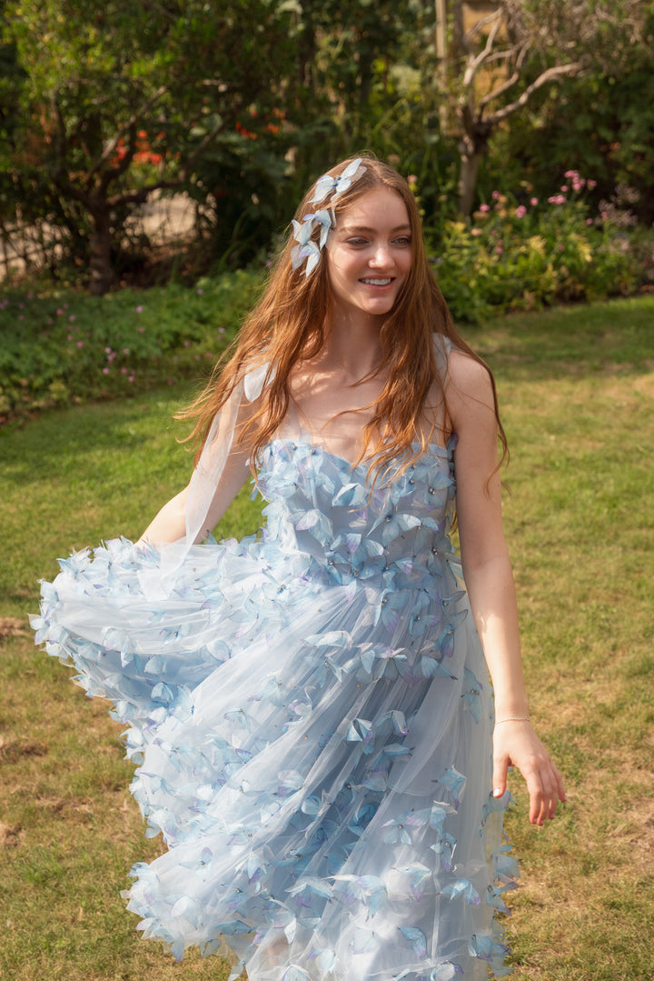 Morpho Fairytale Midi Dress - Crystal Blue