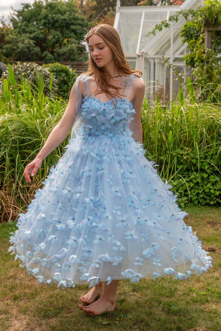 Morpho Fairytale Midi Dress - Crystal Blue