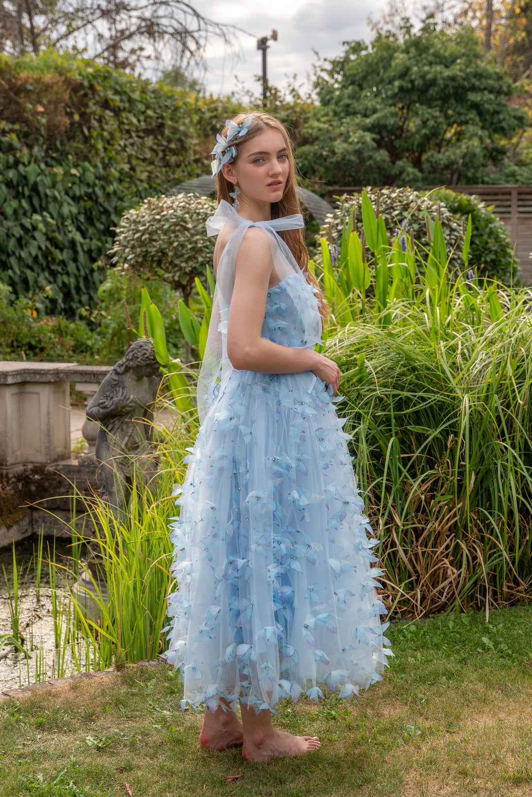 Morpho Fairytale Midi Dress - Crystal Blue