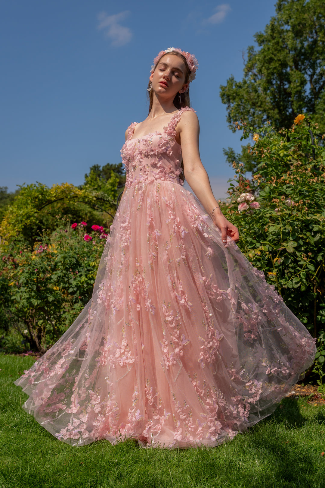 Bloom Reverie Sequin Gown