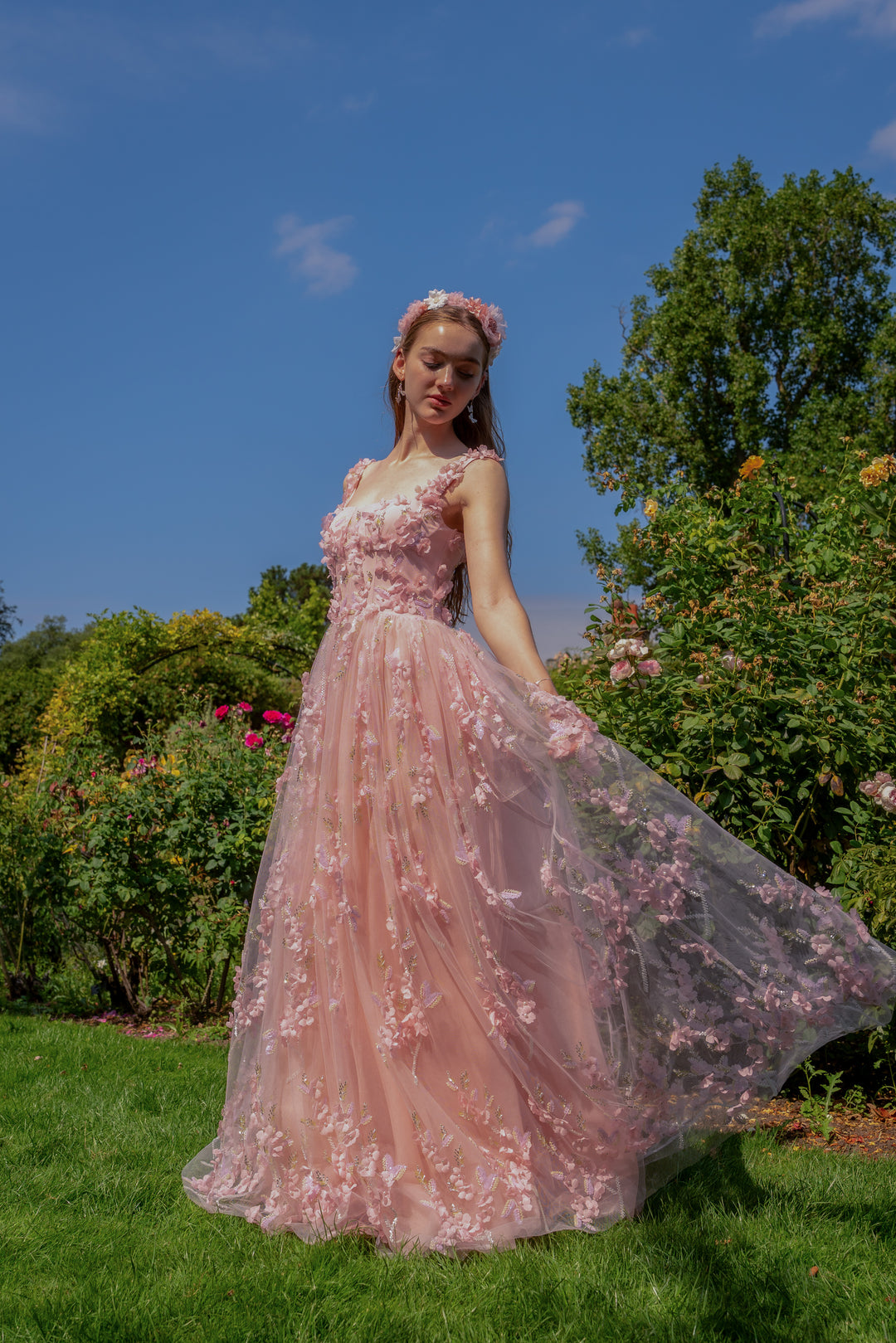 Bloom Reverie Sequin Gown
