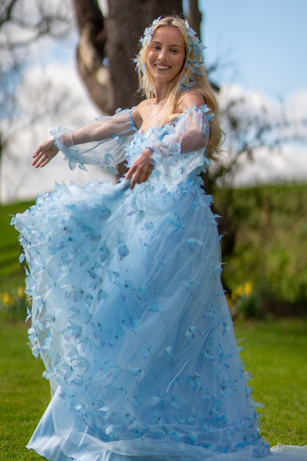 blue dress fairy Lavender Blue Fairy Figurine - Fantasy Statuary & Gifts - Collectibles & Dcor