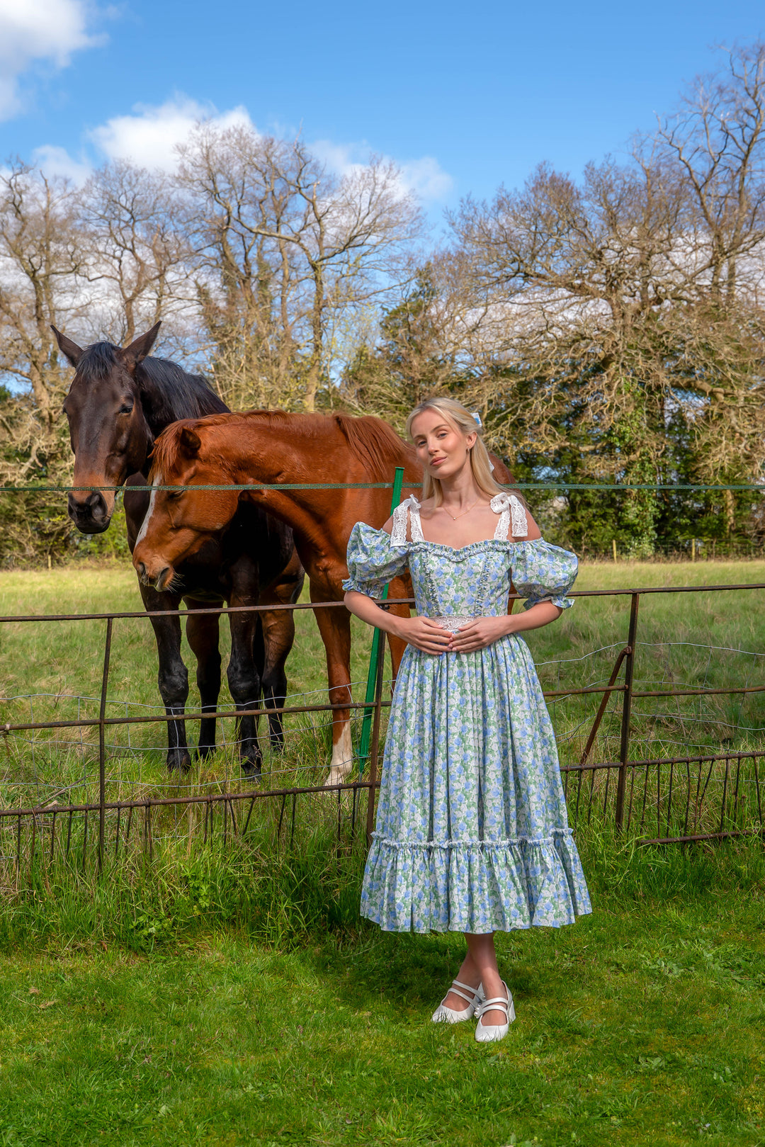 Wild Rose Magic Midi Dress - Fairy Tong
