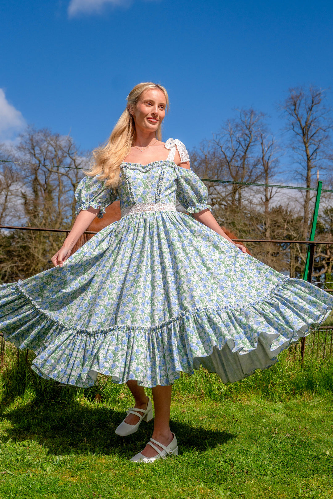 Wild Rose Magic Midi Dress - Fairy Tong