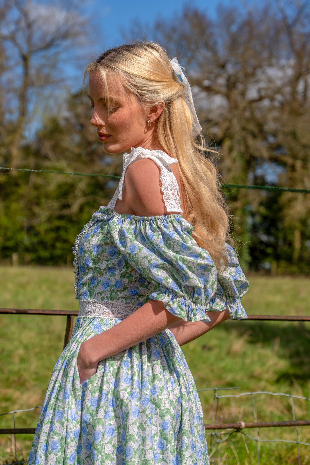 Wild Rose Magic Midi Dress - Fairy Tong