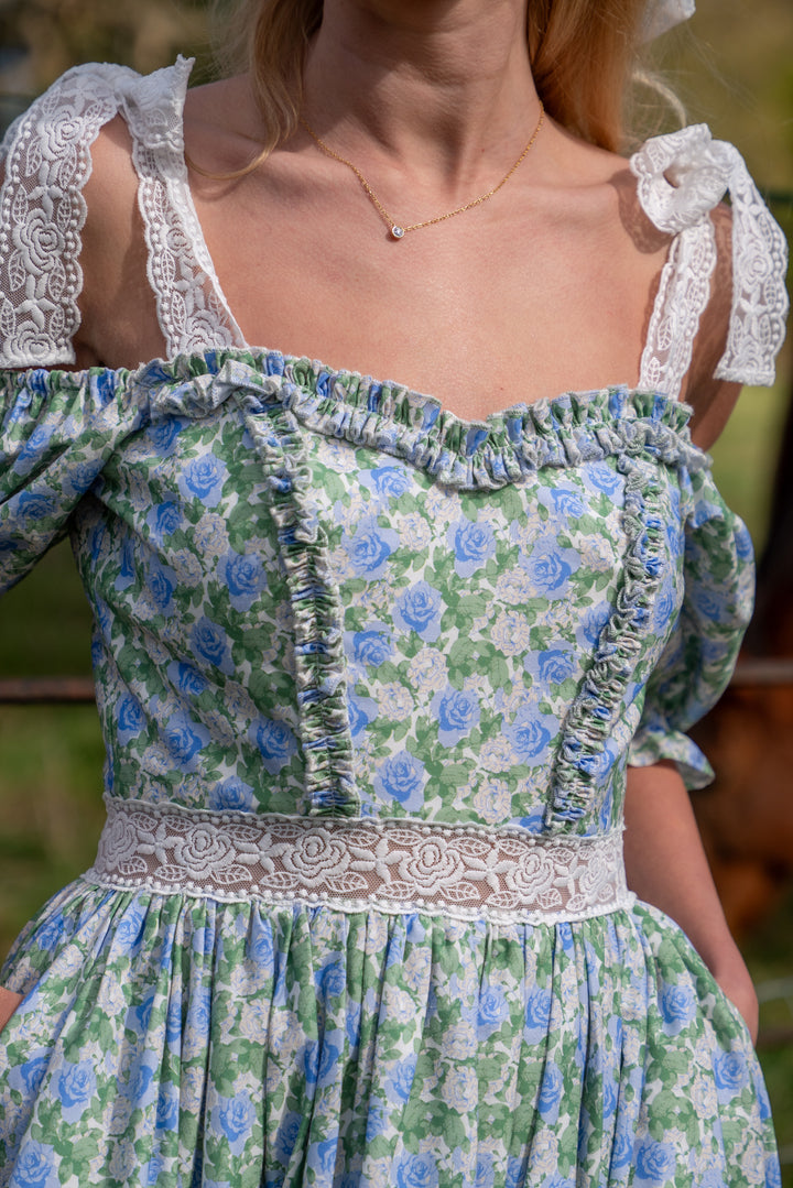 Wild Rose Magic Midi Dress - Fairy Tong