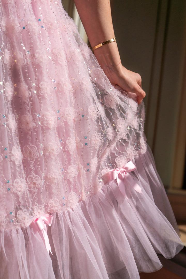 Rosette Ballet Midi Dress - Fairy Tong