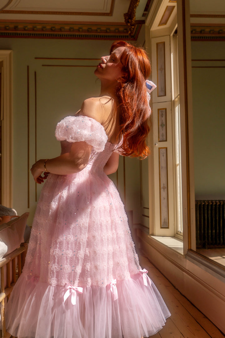 Rosette Ballet Midi Dress - Fairy Tong