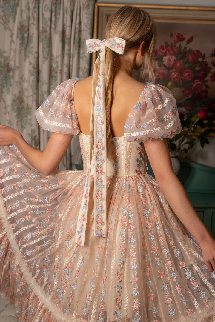 Everbloom Flutter Midi Dress - Fairy Tong