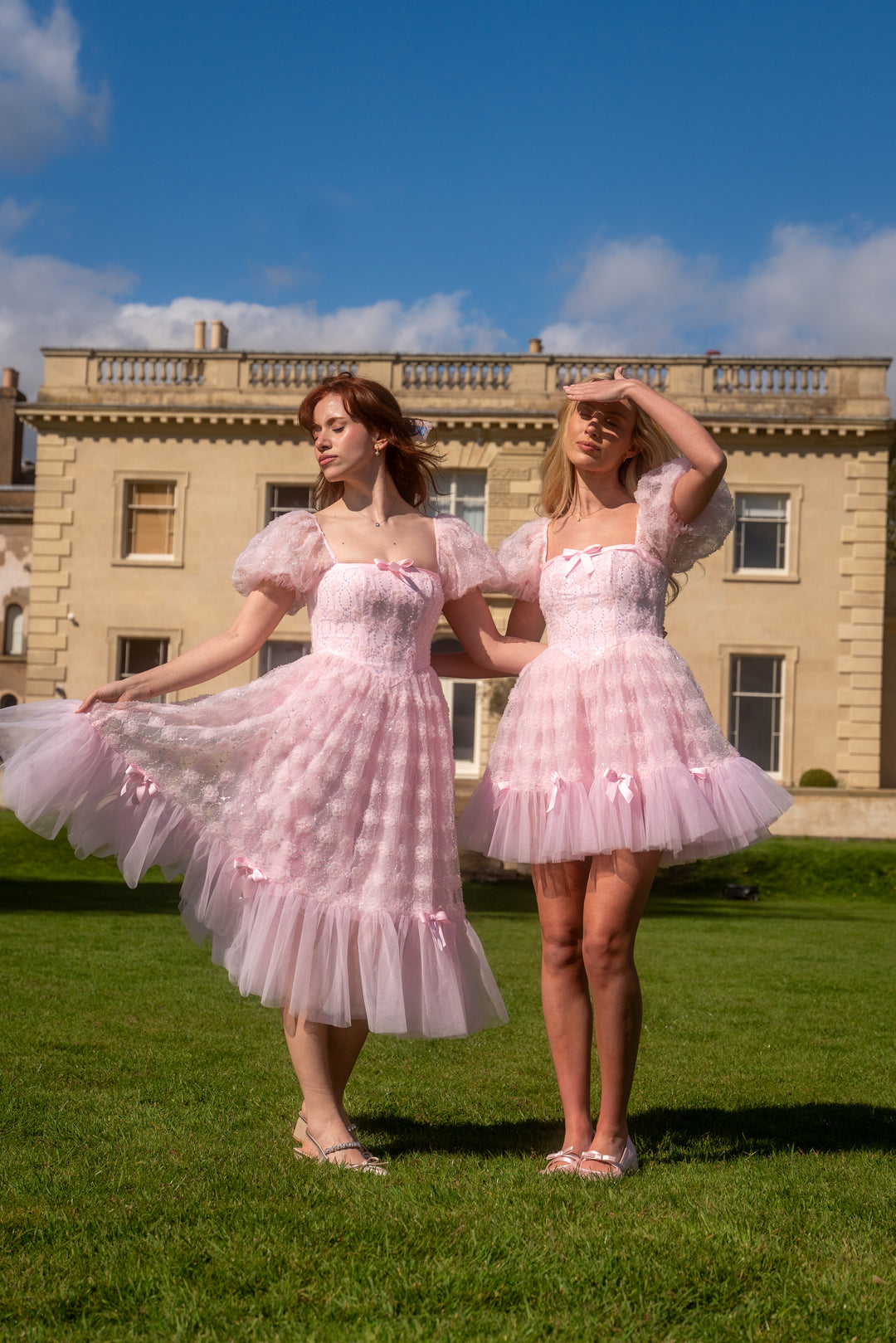 Rosette Ballet Midi Dress - Fairy Tong