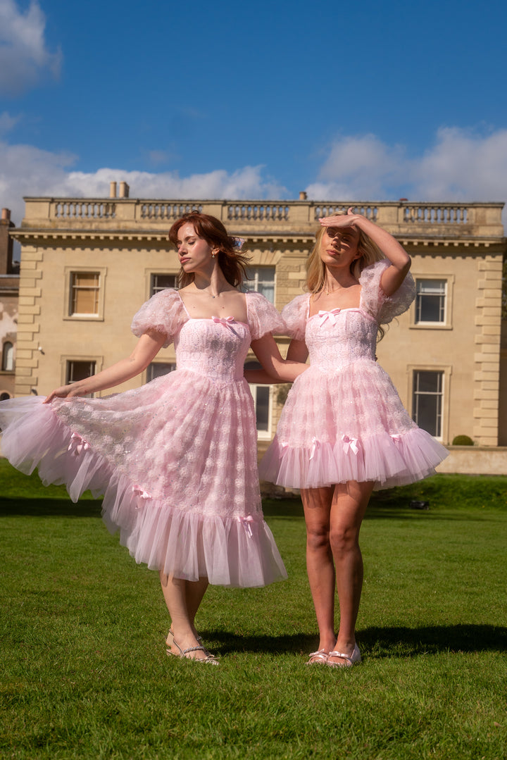 Rosette Ballet Midi Dress - Fairy Tong