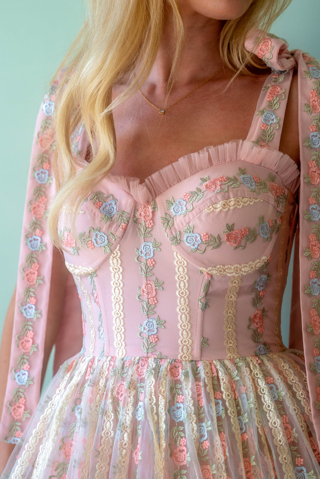 Everbloom Ribbon Midi Dress - Fairy Tong