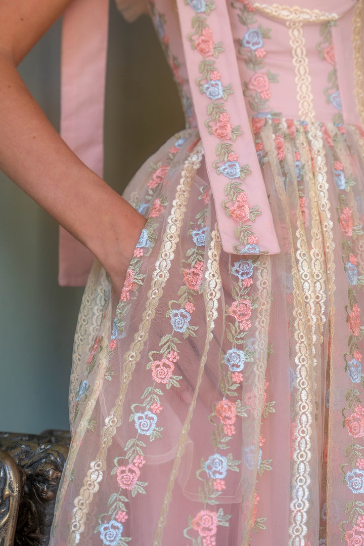 Everbloom Ribbon Midi Dress - Fairy Tong