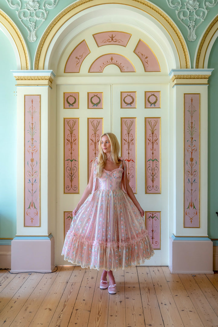 Everbloom Ribbon Midi Dress - Fairy Tong