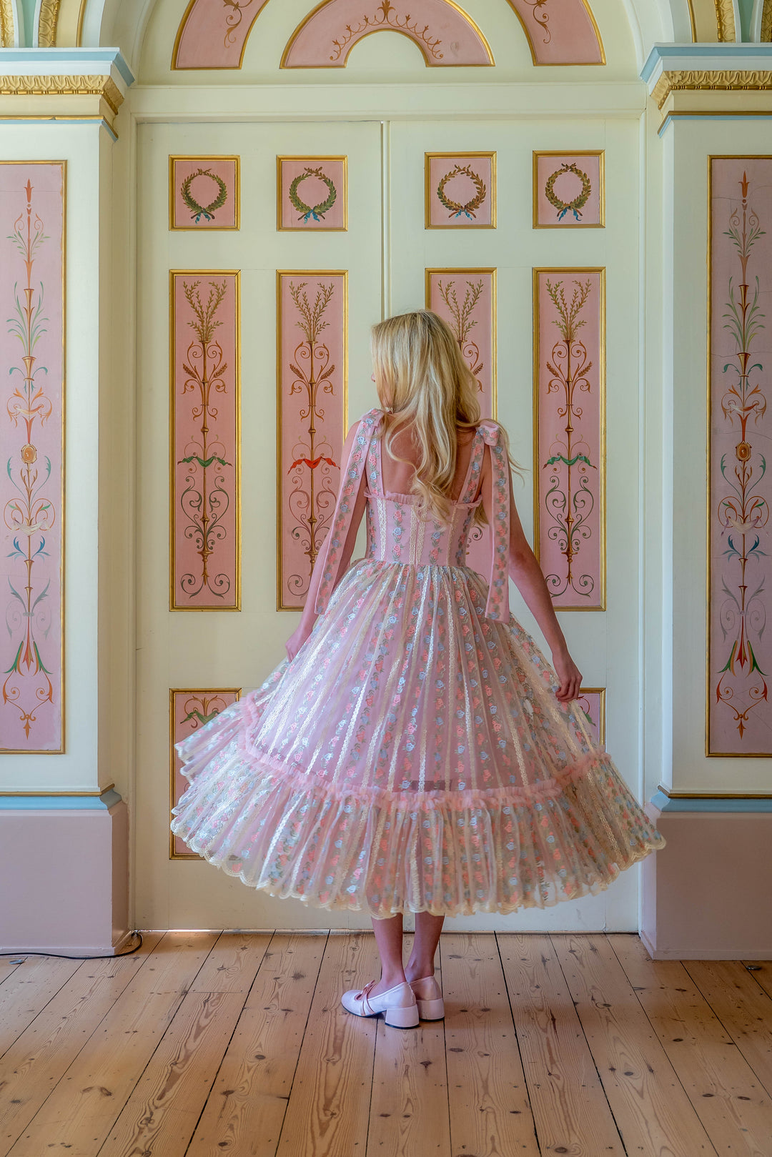 Everbloom Ribbon Midi Dress - Fairy Tong