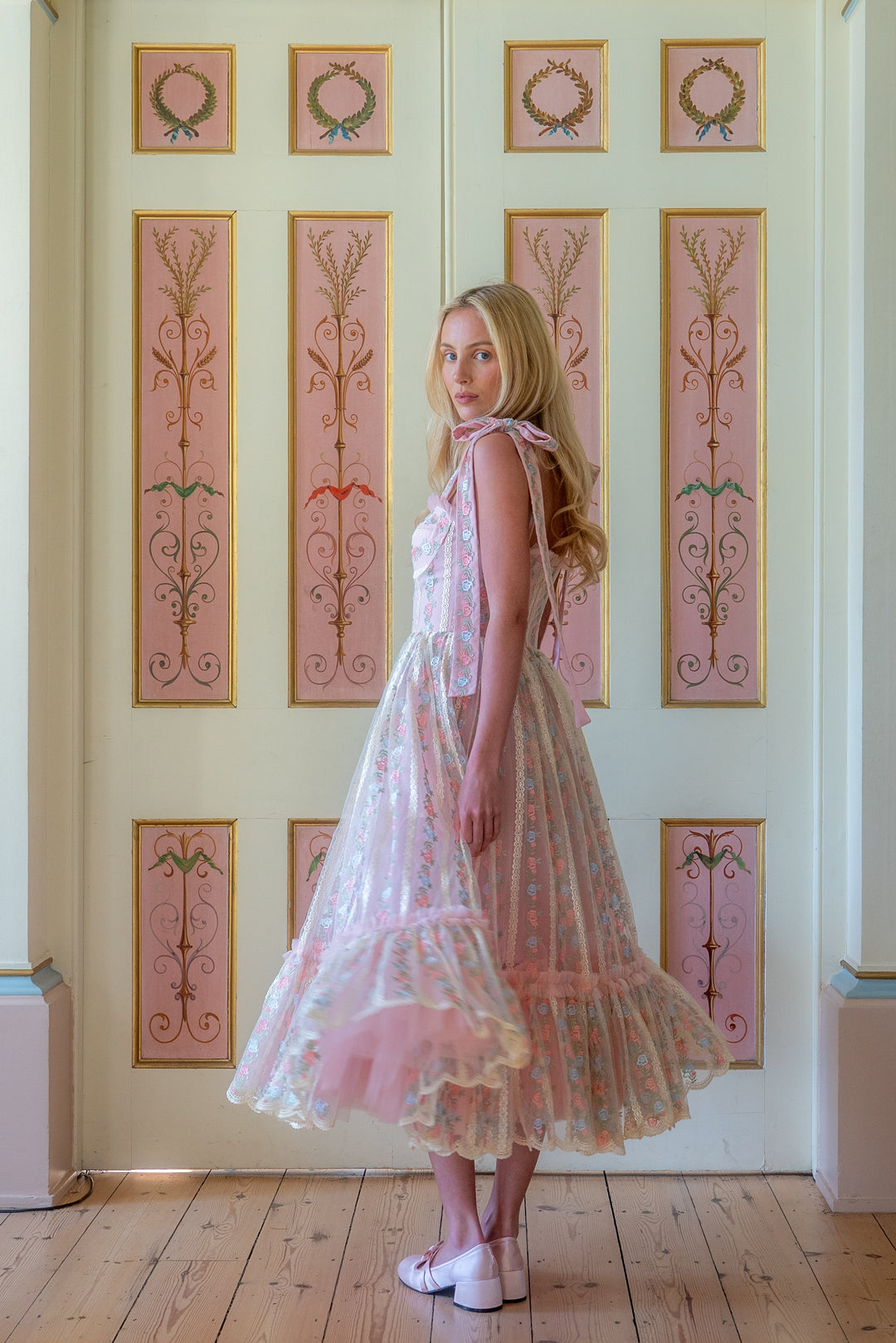 Everbloom Ribbon Midi Dress - Fairy Tong