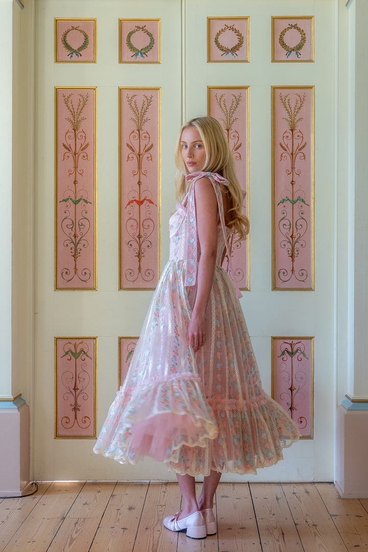 Everbloom Ribbon Midi Dress - Fairy Tong